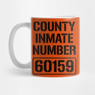 Count Inmate 60159 Lazy Costume Mug